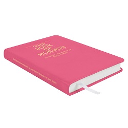Hand-Bound Genuine Leather Book of Mormon - Pink pink lds scriptures, custom lds scriptures, pink lds scripture, pink Book of Mormon, color Book of Mormon scriptures,pink Book of Mormon scriptures
