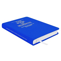 Hand-Bound Genuine Leather Book of Mormon - Royal Blue