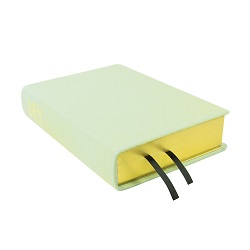 Large Hand-Bound Genuine Leather Bible - Mint Green green lds scriptures, custom lds scriptures, green lds scripture, green Bible combination,color Bible combination scriptures,green Bible combination scriptures