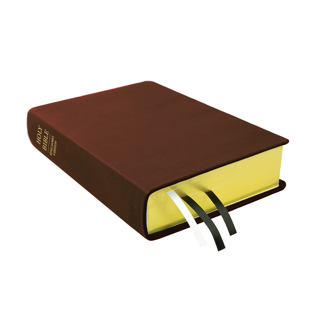 Large Hand-Bound Genuine Leather Bible - Rustic Brown - LDP-HB-LB-RBR