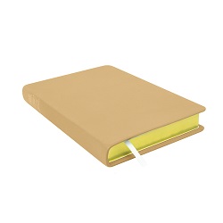 Large Hand-Bound Genuine Leather Triple - Beige pink lds scriptures, custom lds scriptures, pink lds scripture, pink triple combination,color triple combination scriptures,cream triple combination scriptures