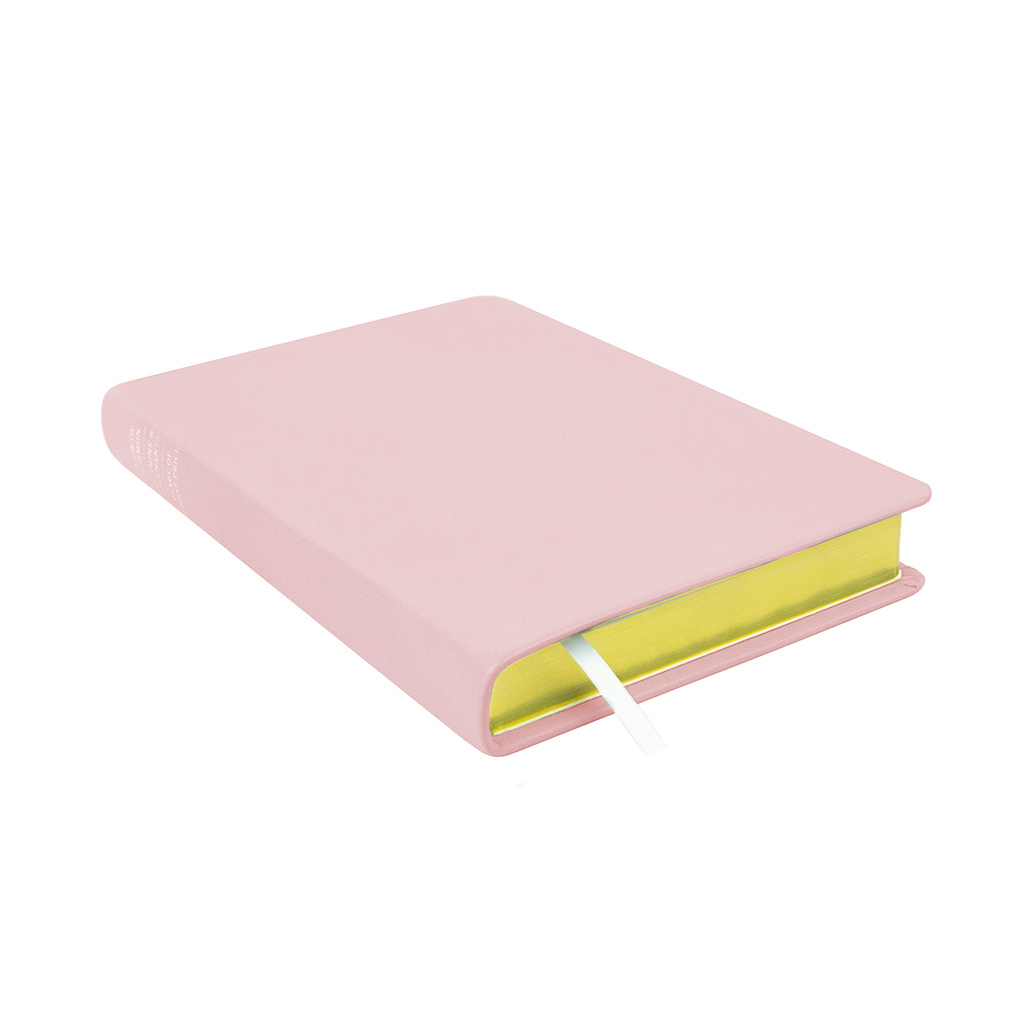 Large Hand-Bound Genuine Leather Triple - Blush Pink - LDP-HB-LT-BPK