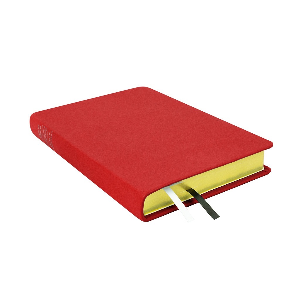 Large Hand-Bound Genuine Leather Triple - Cherry Red - LDP-HB-LT-CHR