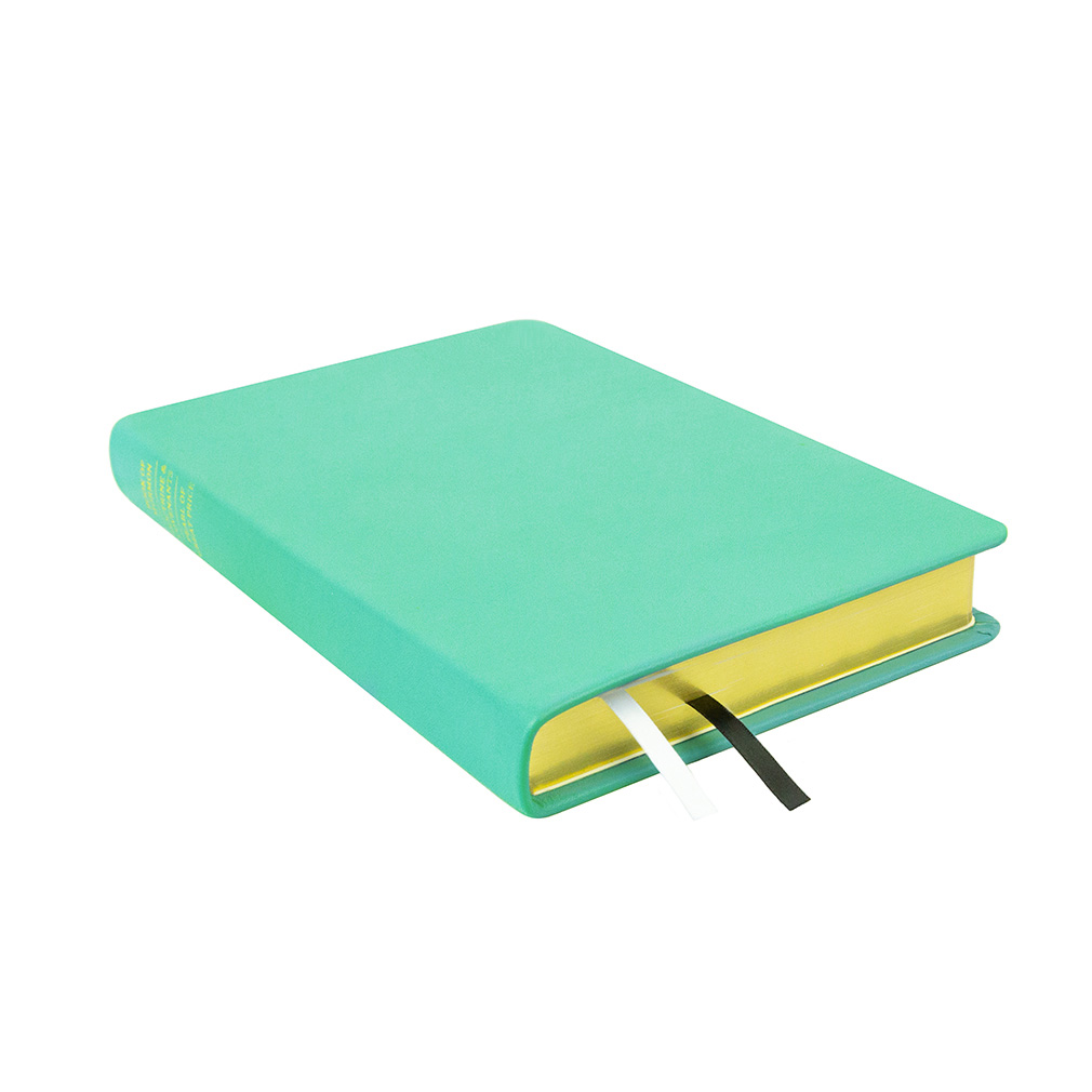 Large Hand-Bound Genuine Leather Triple - Light Turquoise - LDP-HB-LT-LTQ