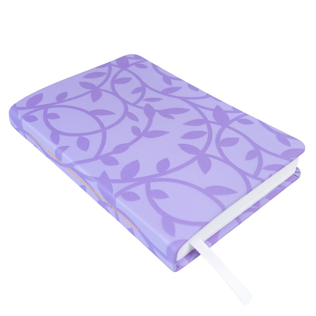 Hand-Bound Genuine Leather Book of Mormon - Grapevine - LDP-HB-PBM-LVD-GV