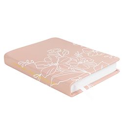 Hand-Bound Genuine Leather Book of Mormon - Wildflower Meadow (29 Colors) flower scriptures, wildflower scriptures, wildflower pattern, pattern scriptures, patterned scriptures, flower, flowers