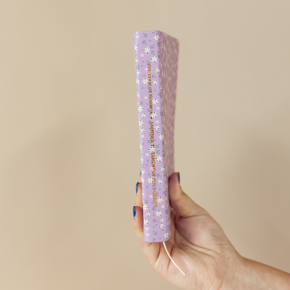 Hand-Bound Genuine Leather Book of Mormon - Daisy May (6 Colors) - LDP-HB-PBM-DM