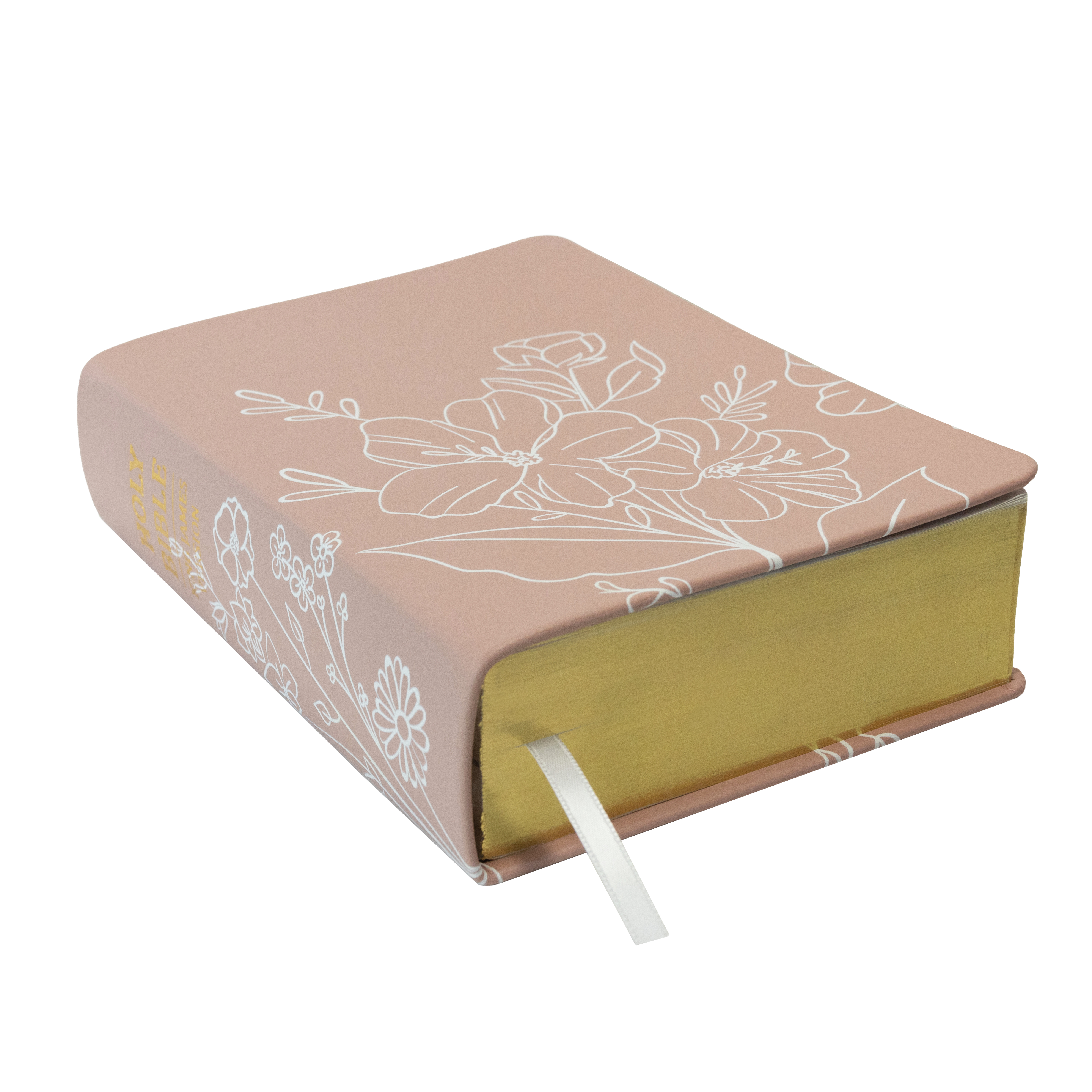 Hand-Bound Genuine Leather Bible - Wildflower Meadow (29 Colors) flower scriptures, wildflower scriptures, wildflower pattern, pattern scriptures, patterned scriptures, flower, flowers