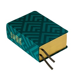 Hand-Bound Genuine Leather Quad - Ascension (24 Colors) arrow pattern, mountain pattern, pattern scriptures, patterned scriptures, white scriptures, scriptures, lds scriptures