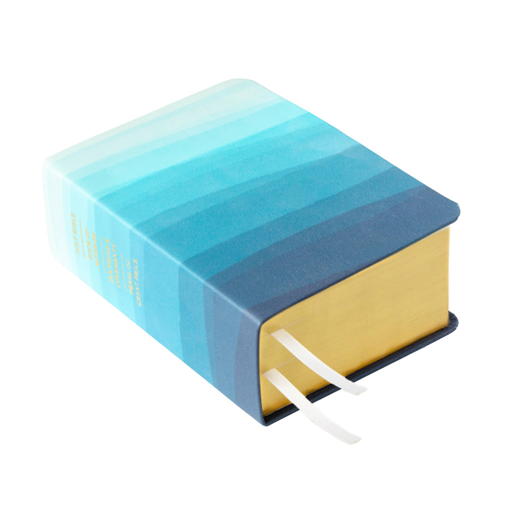 Hand-Bound Genuine Leather Quad - Ocean Depths - LDP-HB-PRQ-BBL-OD