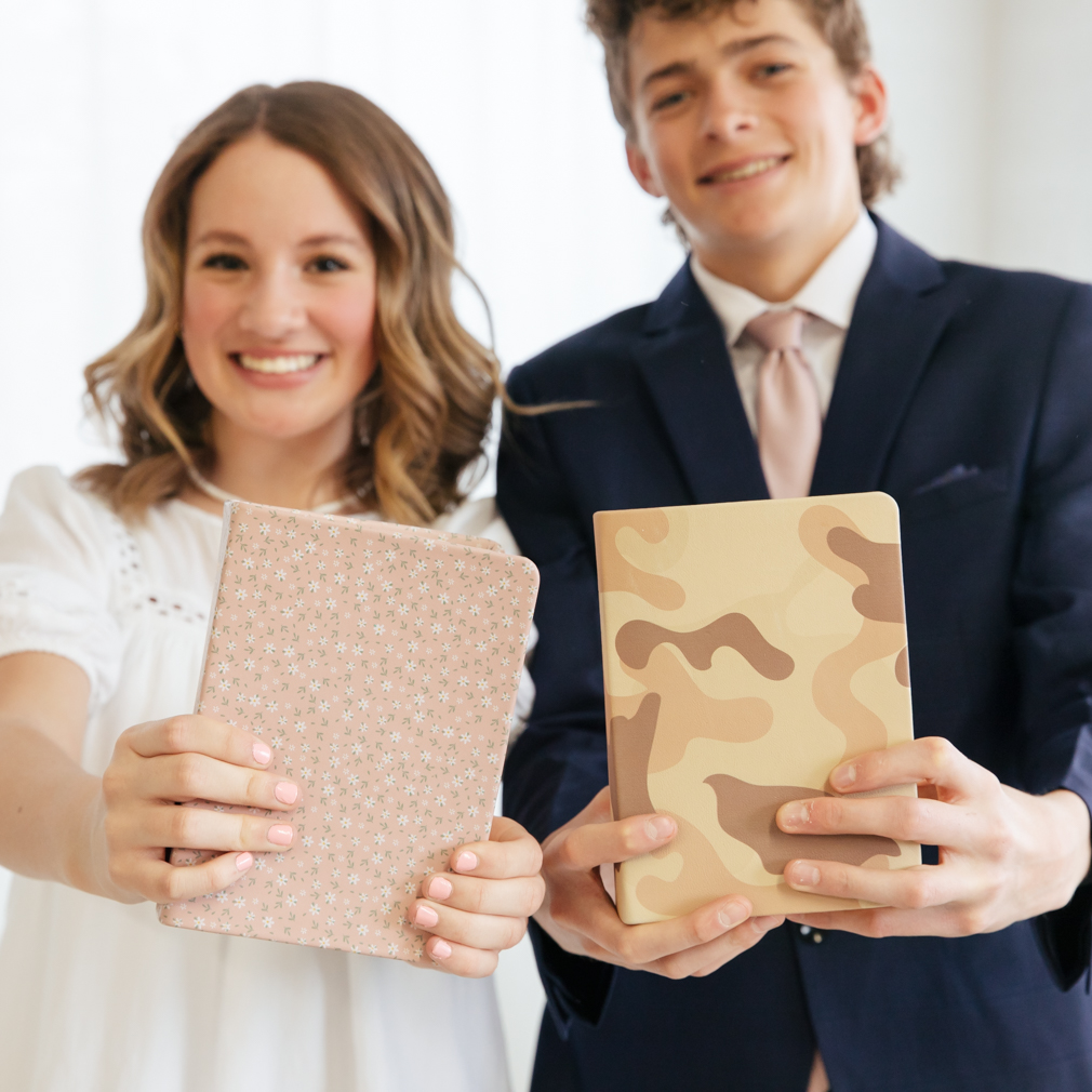 Hand-Bound Genuine Leather Quad - Daisy May (6 Colors) - LDP-HB-PRQ-DM