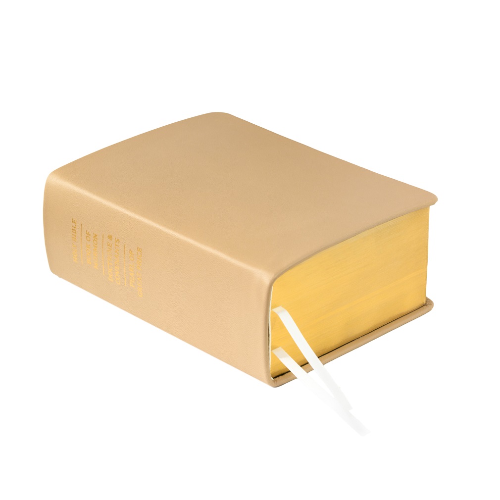 Pre-Made Hand-Bound Genuine Leather Quad - Beige - LDP-HB-RQ-BGE-PM