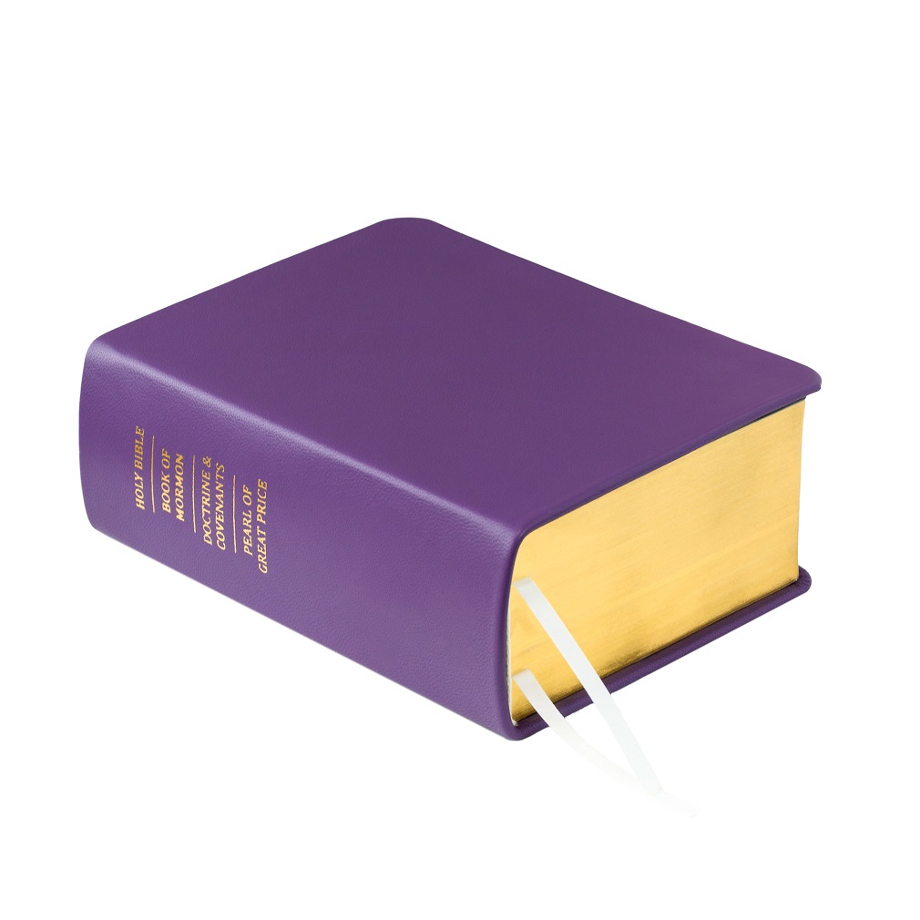 Pre-Made Hand-Bound Genuine Leather Quad - Lilac - LDP-HB-RQ-LLC-PM