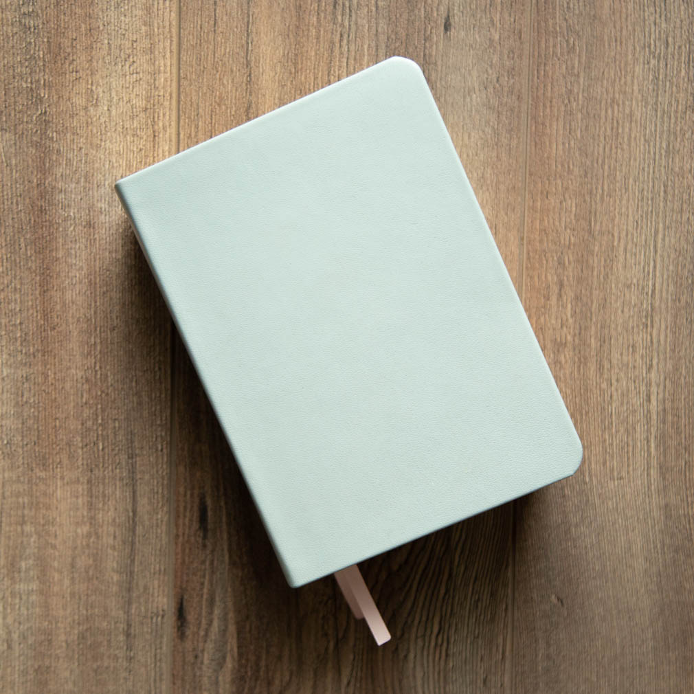 Hand-Bound Genuine Leather Bible - Baby Blue - LDP-HB-RB-BBL