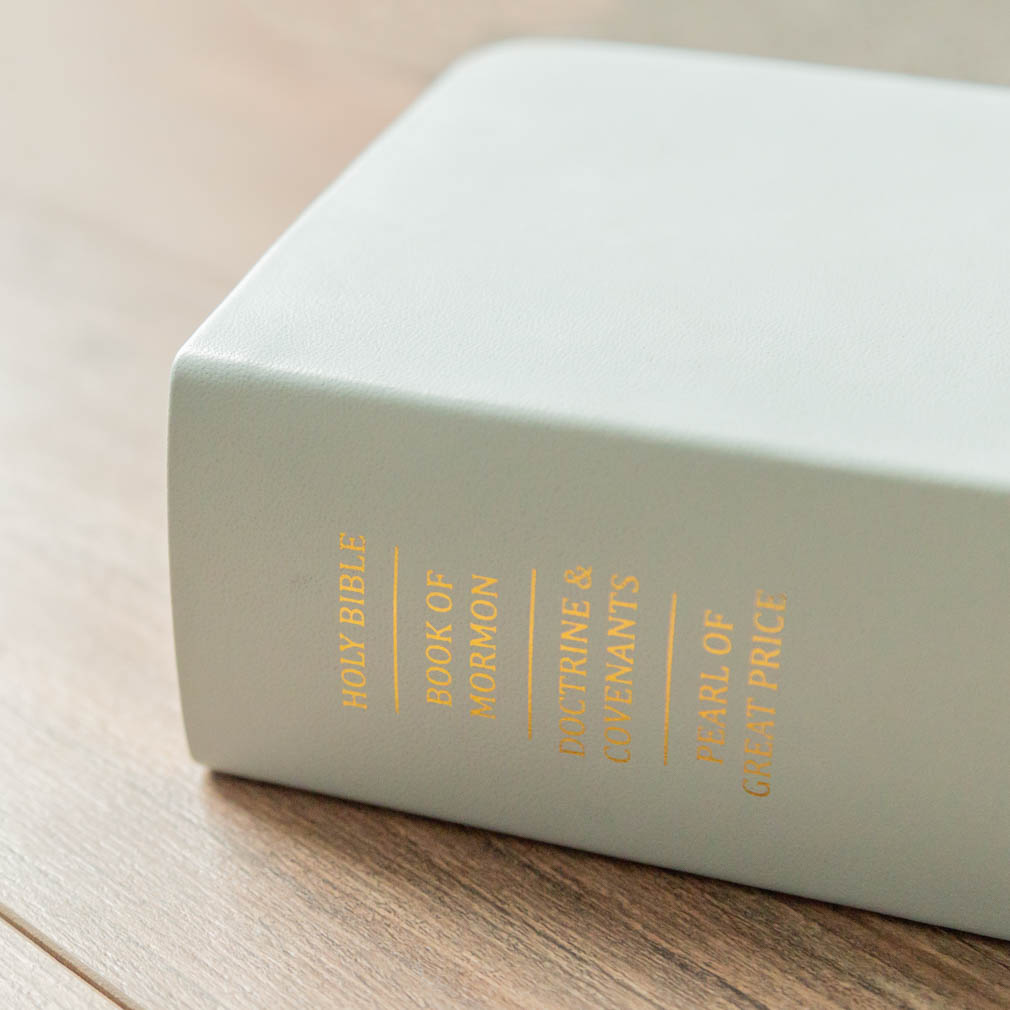 Hand-Bound Genuine Leather Bible - Baby Blue - LDP-HB-RB-BBL