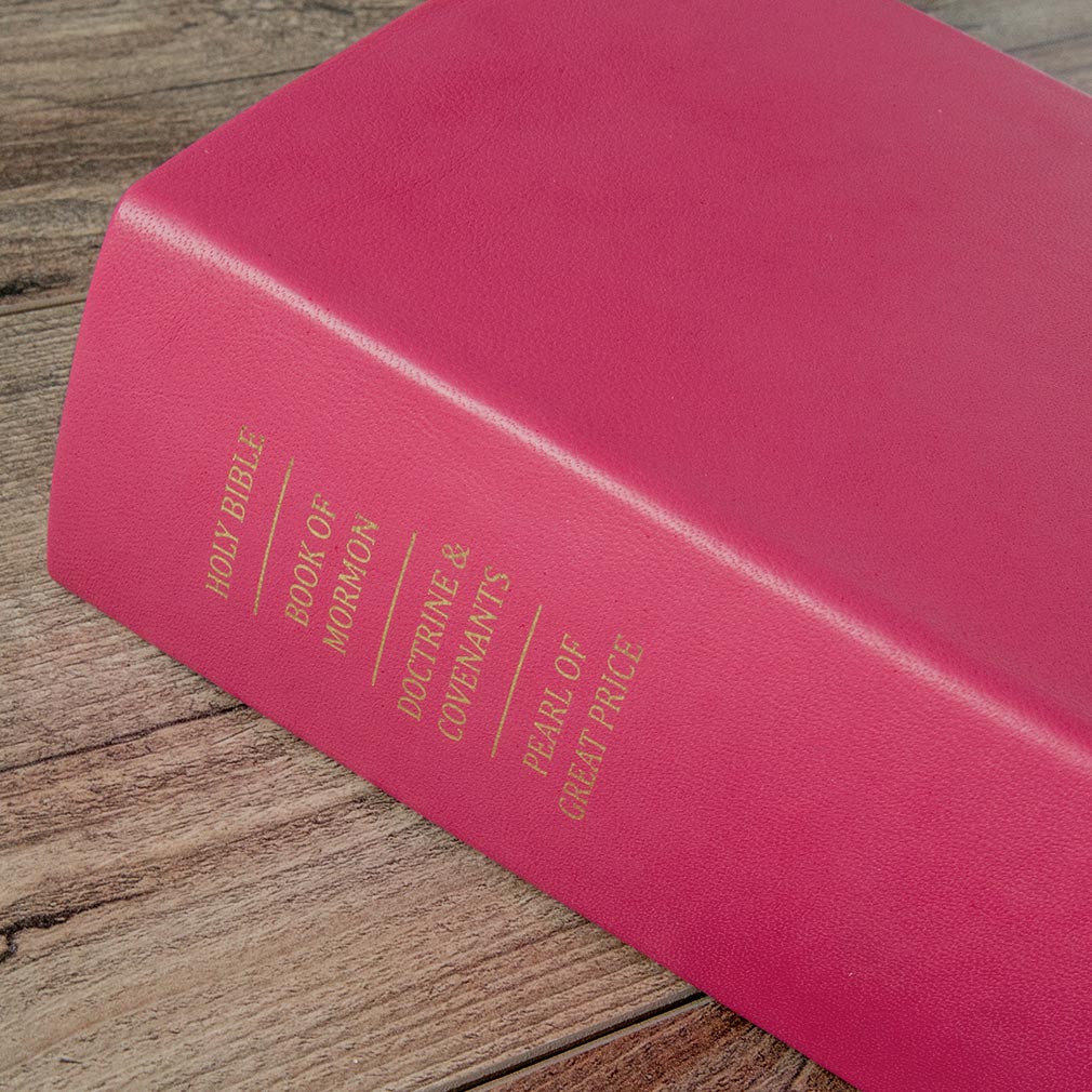 Hand-Bound Genuine Leather Quad - Bright Fuchsia - LDP-HB-RQ-BFS