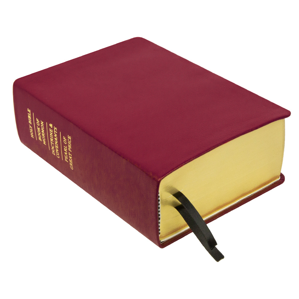 Hand-Bound Genuine Leather Quad - Red Plum - LDP-HB-RQ-RDP