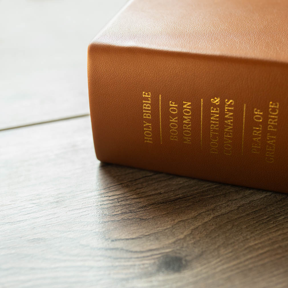 Hand-Bound Genuine Leather Bible - Caramel Brown - LDP-HB-RB-CBR