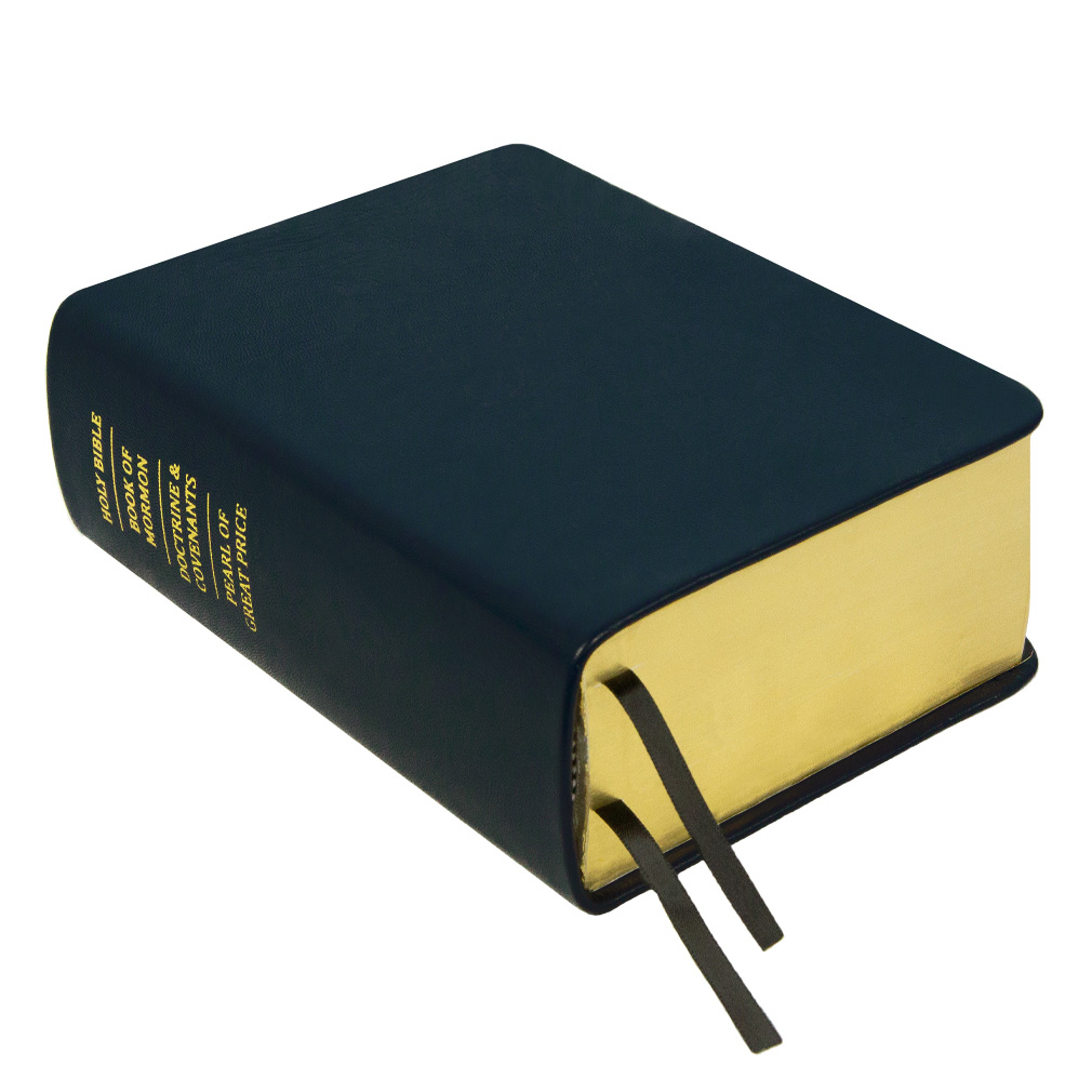 Hand-Bound Genuine Leather Quad - Navy Blue - LDP-HB-RQ-NBL