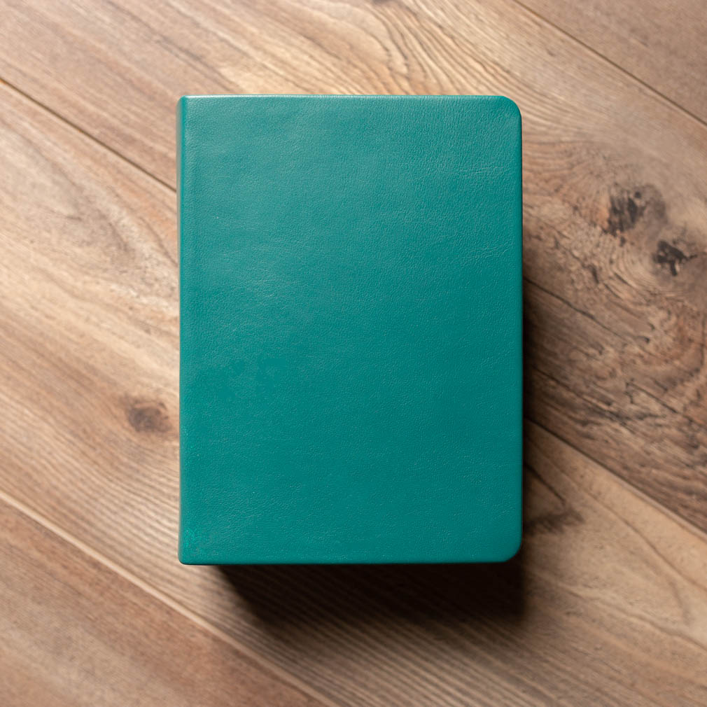Hand-Bound Genuine Leather Triple - Dark Jade - LDP-HB-RT-DKJ