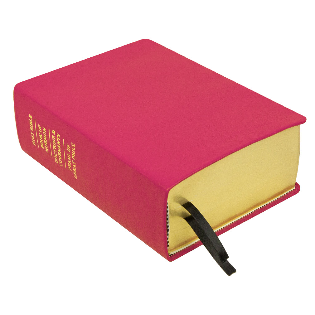 Hand-Bound Genuine Leather Quad - Bright Fuchsia - LDP-HB-RQ-BFS