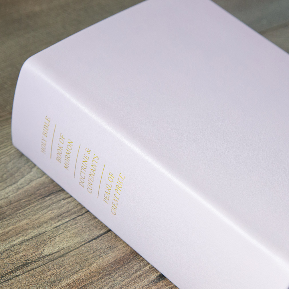 Hand-Bound Genuine Leather Triple - Lavender - LDP-HB-RT-LVD