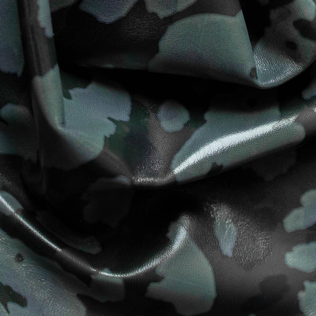 Hand-Bound Genuine Leather Quad - Black Camo - LDP-HB-RQ-BCAMO