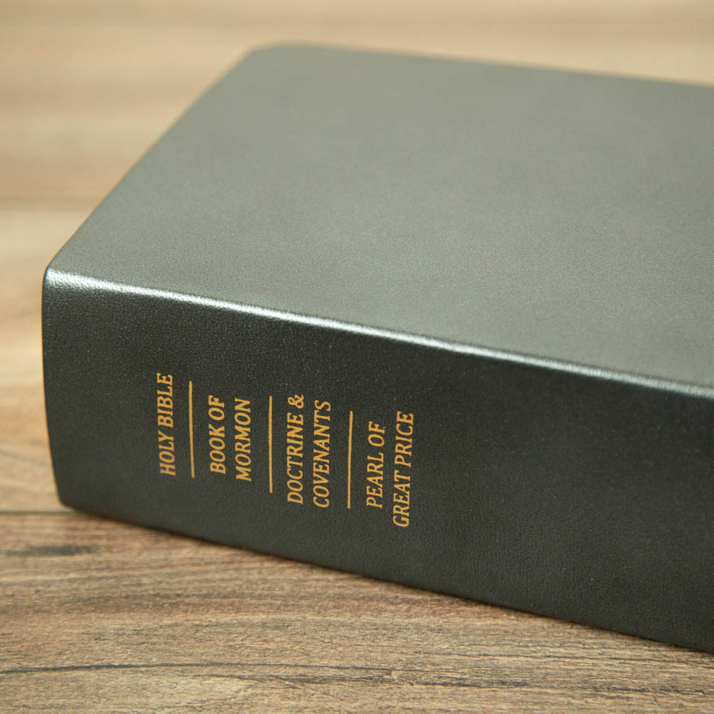 Hand-Bound Genuine Leather Triple - Pearlized Gunmetal - LDP-HB-RT-PZM