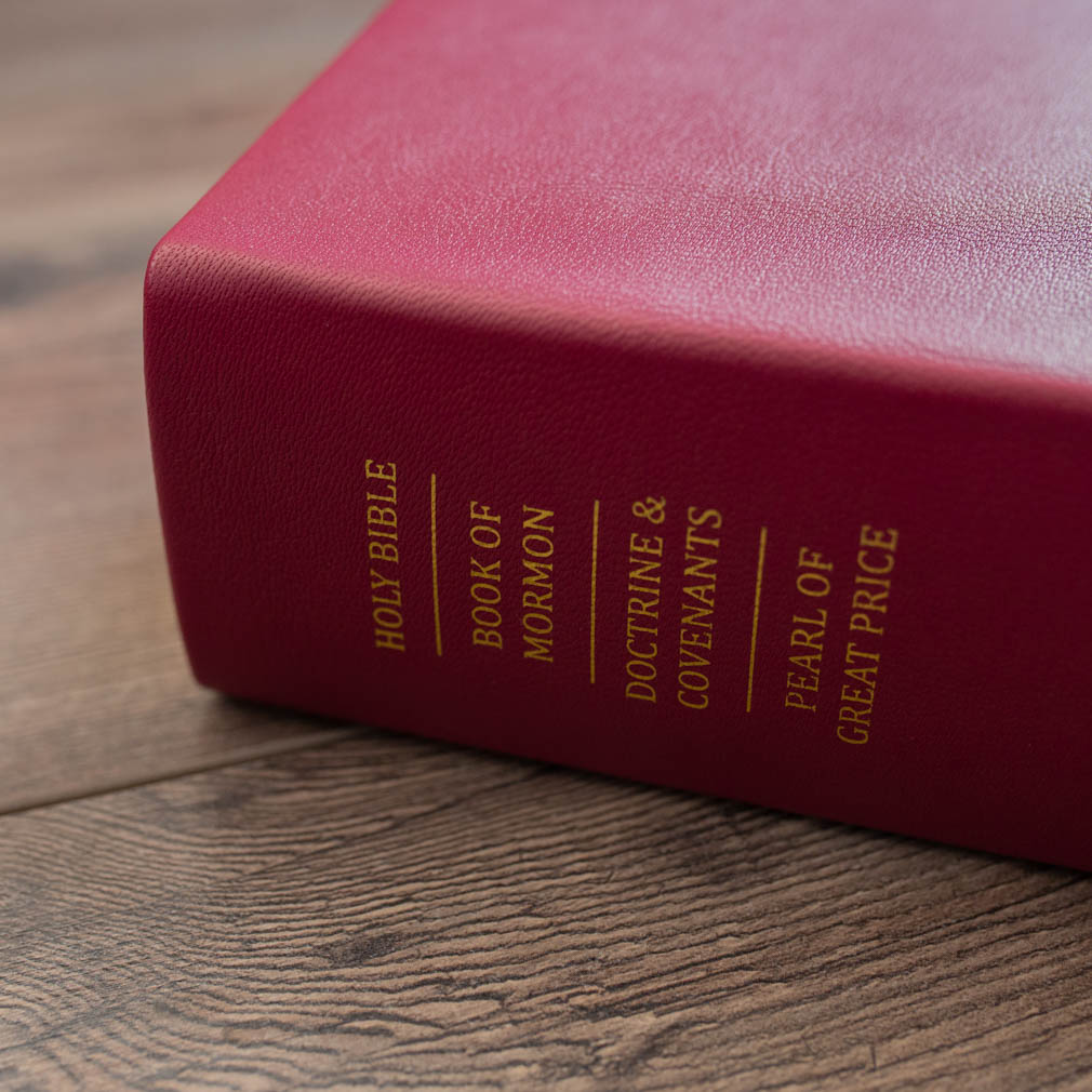 Hand-Bound Genuine Leather Quad - Red Plum - LDP-HB-RQ-RDP