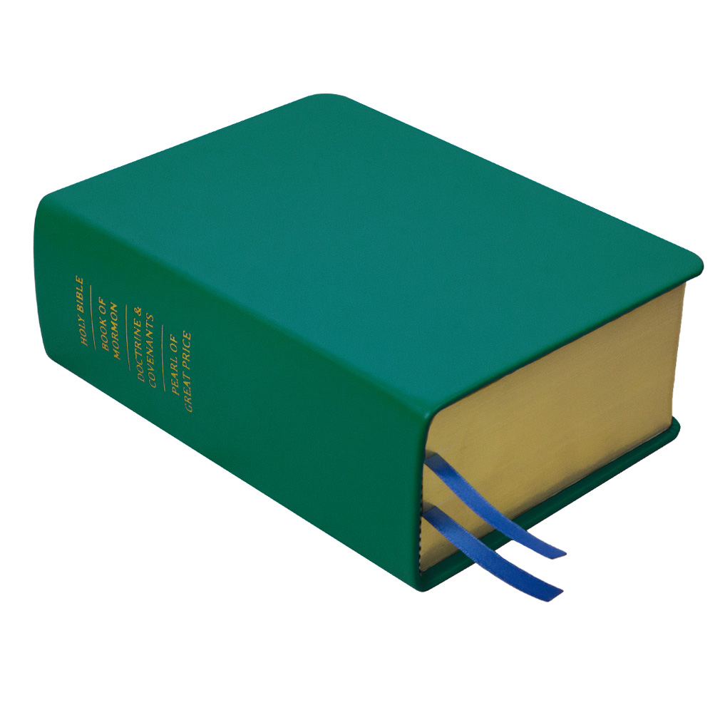 Hand-Bound Genuine Leather Quad - Dark Jade - LDP-HB-RQ-DKJ