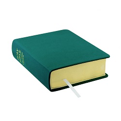 Hand-Bound Genuine Leather Bible - Dark Jade