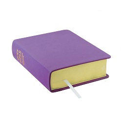 Hand-Bound Genuine Leather Bible - Lilac