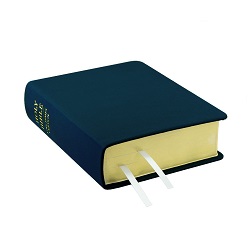 Hand-Bound Genuine Leather Bible - Navy Blue blue lds scriptures, custom lds scriptures, blue lds scripture, blue Bible combination,color Bible combination scriptures,blue Bible combination scriptures