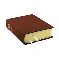Hand-Bound Genuine Leather Bible - Rustic Brown