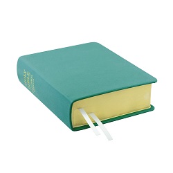 Hand-Bound Genuine Leather Bible - Teal
