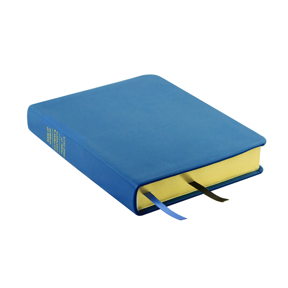 Hand-Bound Genuine Leather Triple - Aqua Blue - LDP-HB-RT-ABL