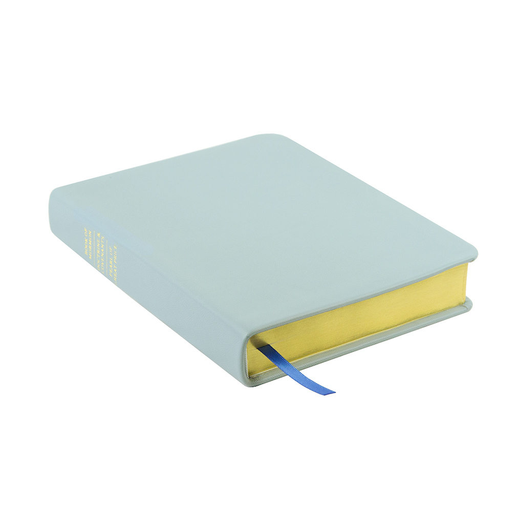 Hand-Bound Genuine Leather Triple - Baby Blue - LDP-HB-RT-BBL