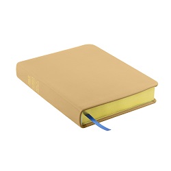 Hand-Bound Genuine Leather Triple - Beige