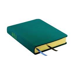 Hand-Bound Genuine Leather Triple - Dark Jade