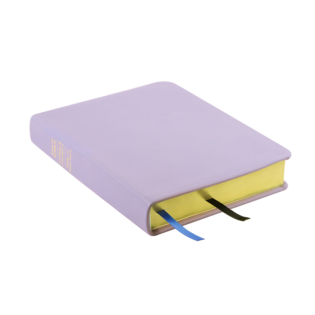 Hand-Bound Genuine Leather Triple - Lavender - LDP-HB-RT-LVD