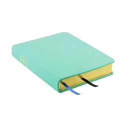 Hand-Bound Genuine Leather Triple - Light Turquoise turquoise scriptures, teal lds scriptures, custom lds scriptures, teal lds scripture, teal triple combination, color triple combination scriptures, teal triple combination scriptures