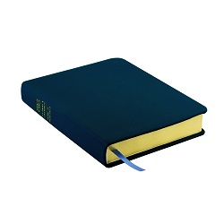 Hand-Bound Genuine Leather Triple - Navy Blue blue lds scriptures, custom lds scriptures, blue lds scripture, blue triple combination,color triple combination scriptures,blue triple combination scriptures
