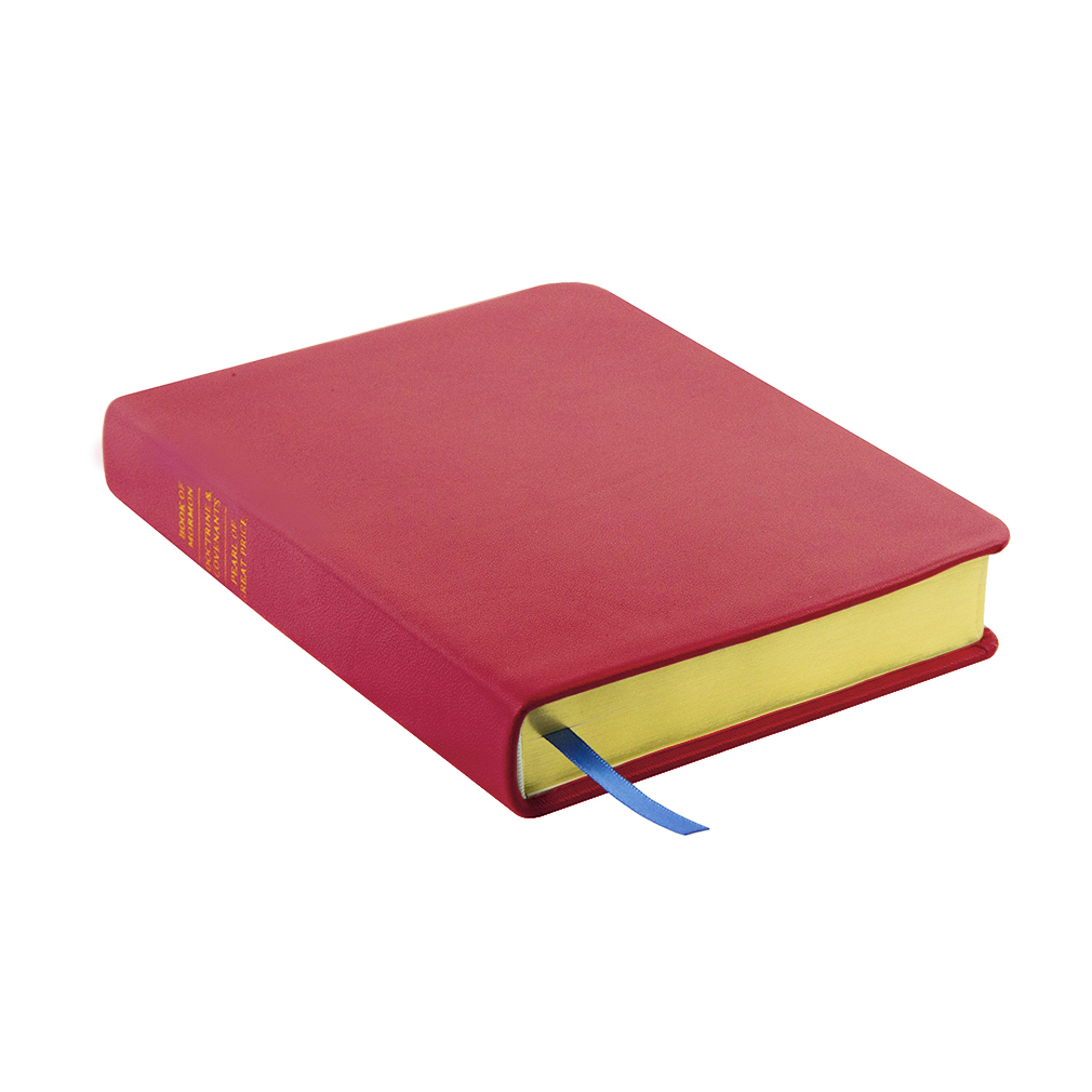 Hand-Bound Genuine Leather Triple - Red Plum - LDP-HB-RT-RDP
