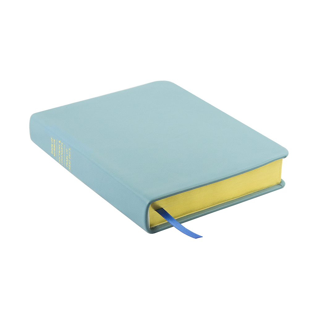 Hand-Bound Genuine Leather Triple - Sky Blue - LDP-HB-RT-SBL