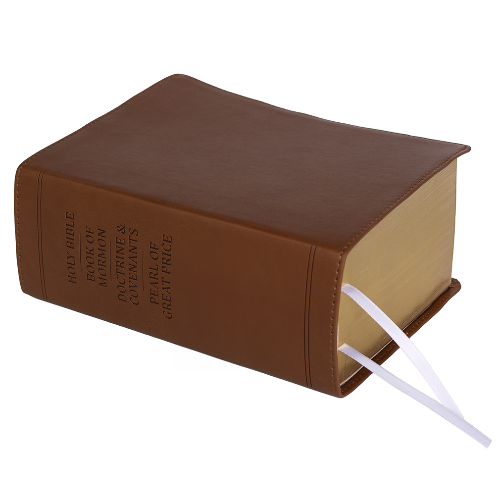 Hand-Bound Simulated Leather Quad - Bark Brown - LDP-HB-RQ-BB