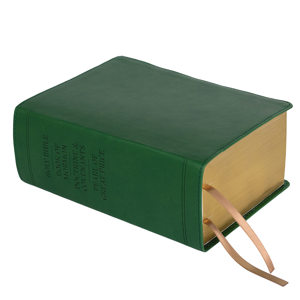 Hand-Bound Simulated Leather Quad - Highland Green - LDP-HB-RQ-HG