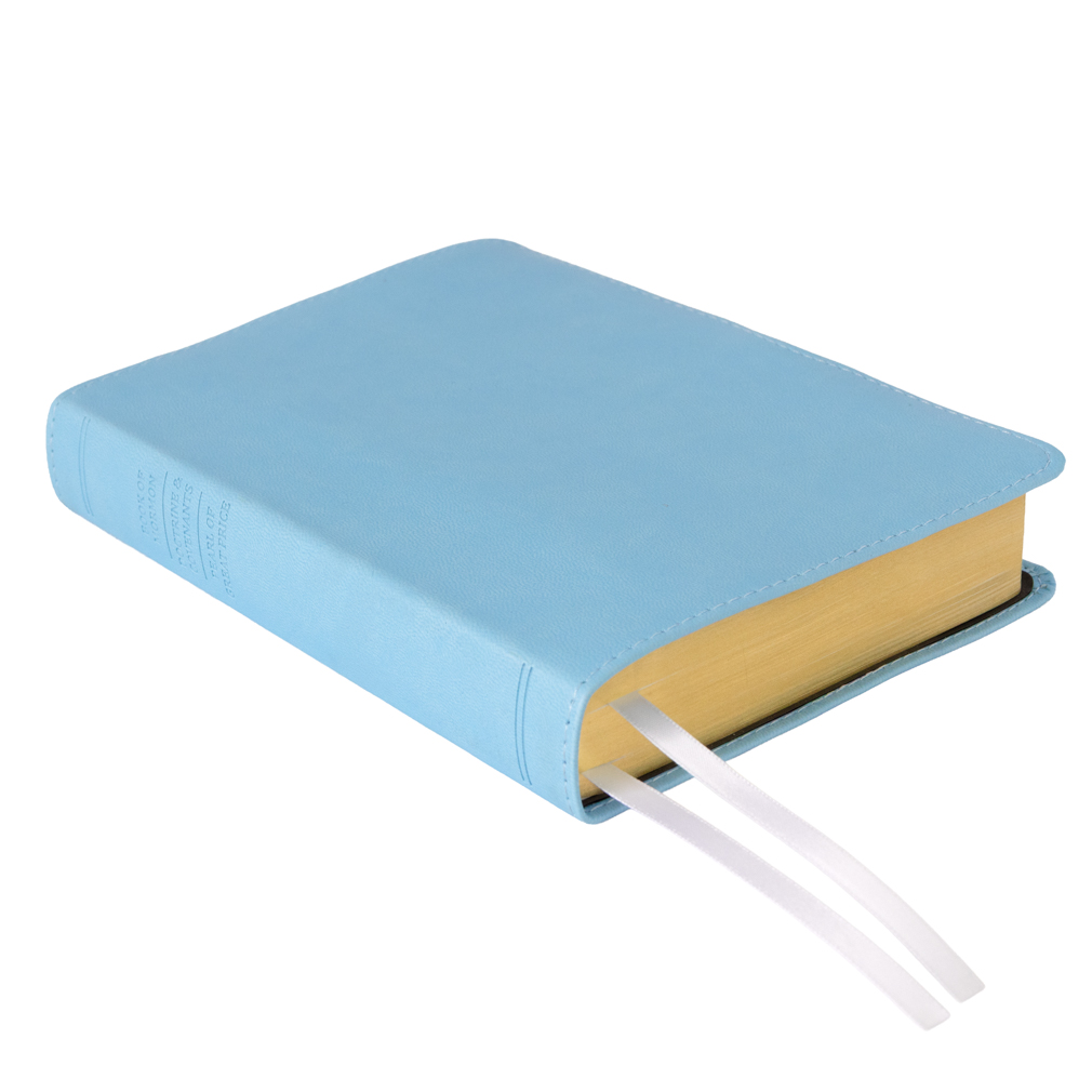 Hand-Bound Simulated Leather Triple - Breezy Blue - LDP-HB-RT-BB