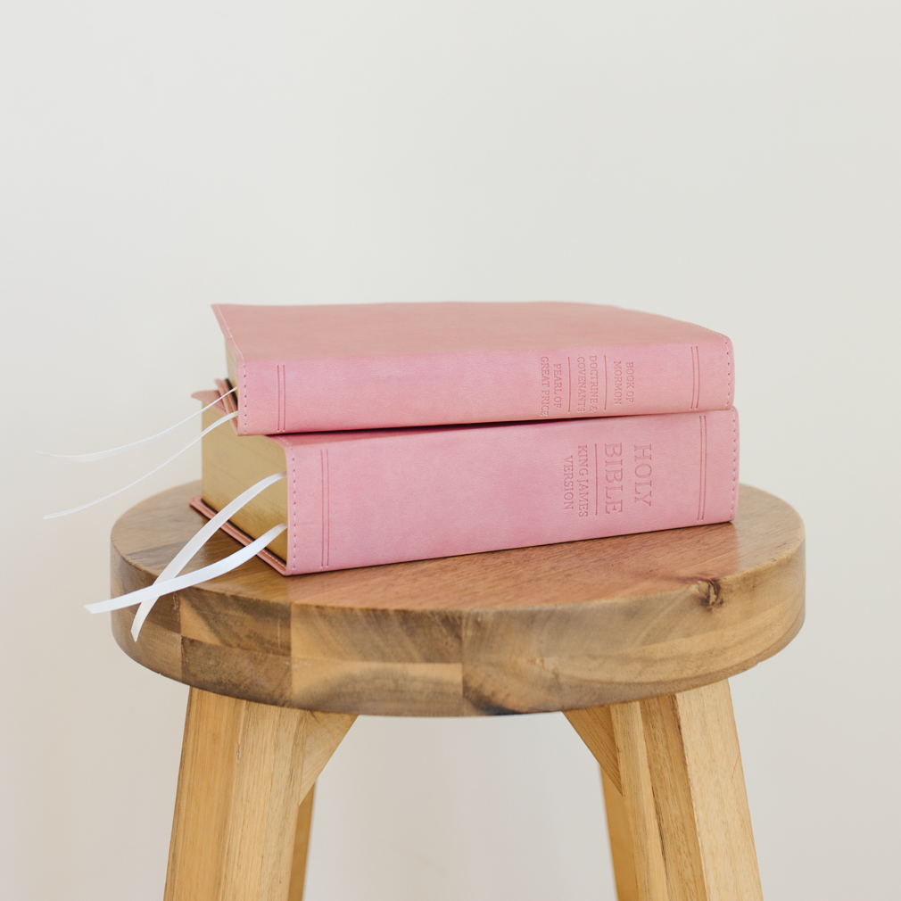 Hand-Bound Simulated Leather Triple - Petal Pink - LDP-HB-RT-PP