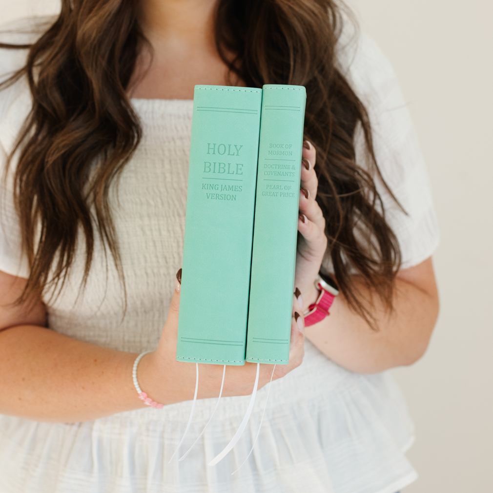 Hand-Bound Simulated Leather Triple - Tropical Turquoise - LDP-HB-RT-TT