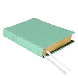 Hand-Bound Simulated Leather Triple - Tropical Turquoise
